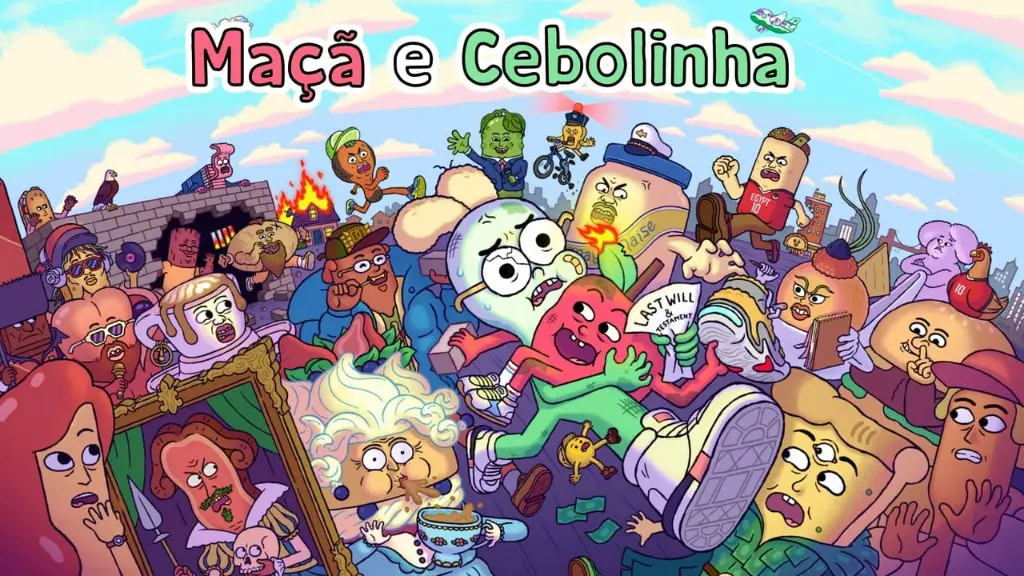 Maçã e Cebolinha