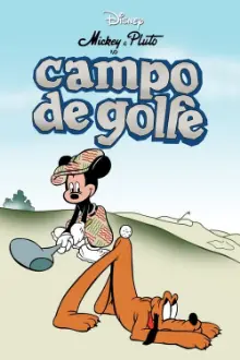 Mickey e Pluto no Campo de Golfe