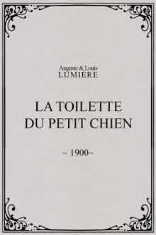 La toilette du petit chien