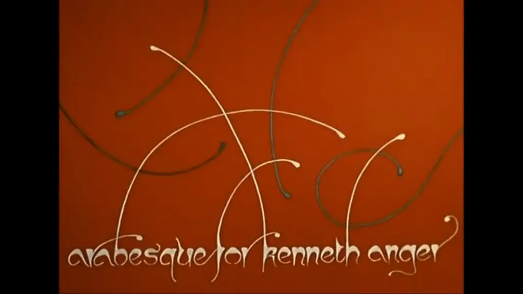 Arabesque for Kenneth Anger