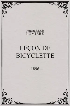 Leçon de bicyclette