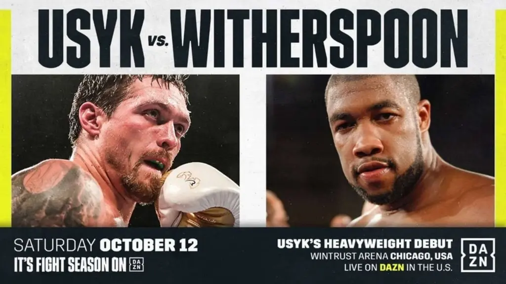 Oleksandr Usyk vs Chazz Witherspoon