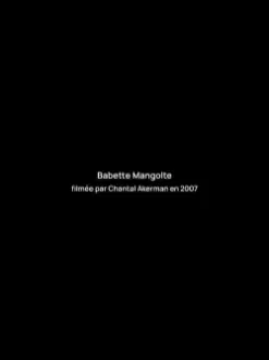 Interview with Babette Mangolte