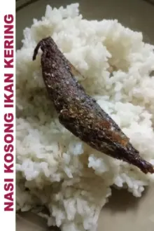 Nasi Kosong Ikan Kering