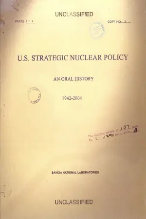 U.S. Strategic Nuclear Policy