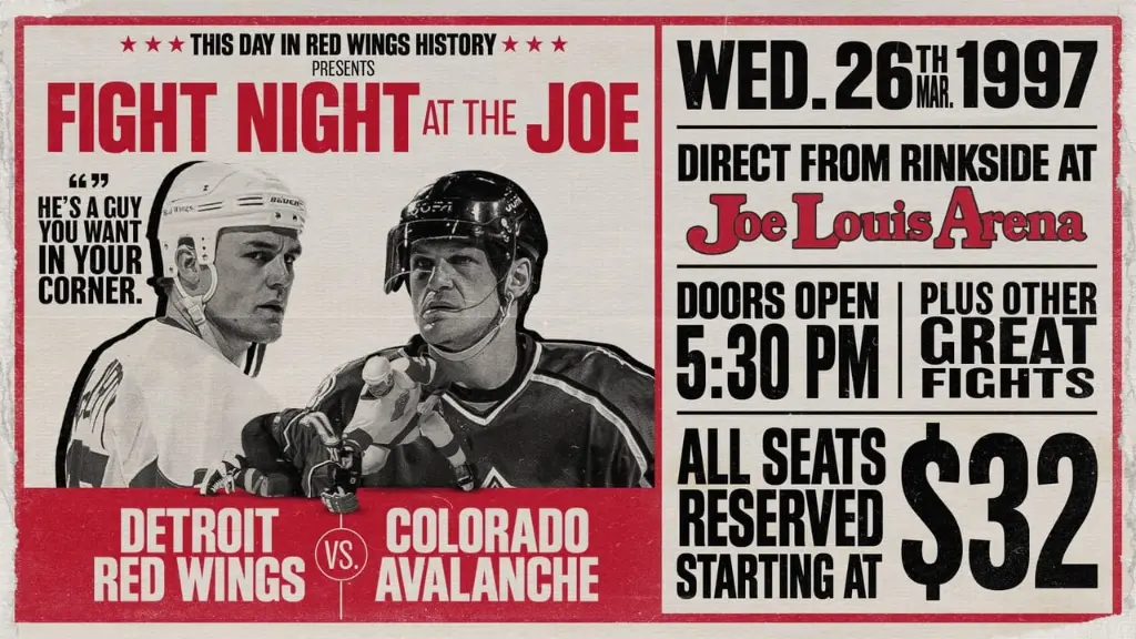 Unrivaled: Red Wings v Avalanche