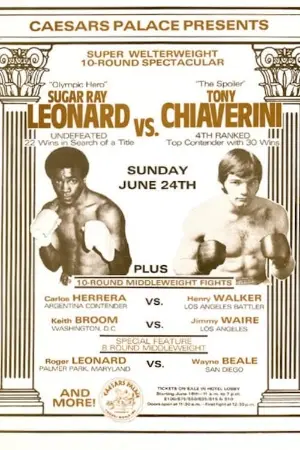 Sugar Ray Leonard vs. Tony Chiaverini