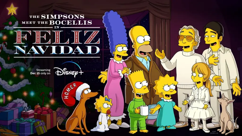 Os Simpsons Encontram os Bocellis em Feliz Navidad