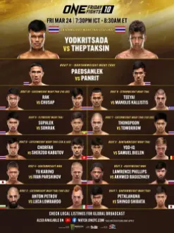 ONE Friday Fights 10: Yodkrisada vs. Thepthaksin