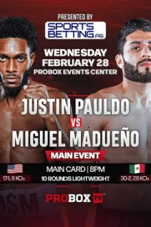 Justin Pauldo vs. Miguel Madueno