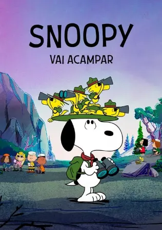 Snoopy Vai Acampar