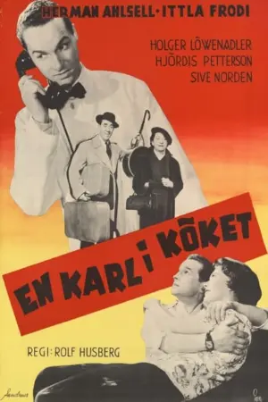 En karl i köket