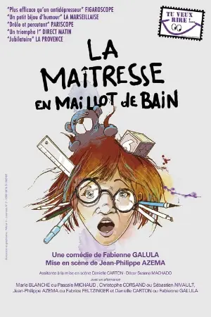 La maîtresse en maillot de bain