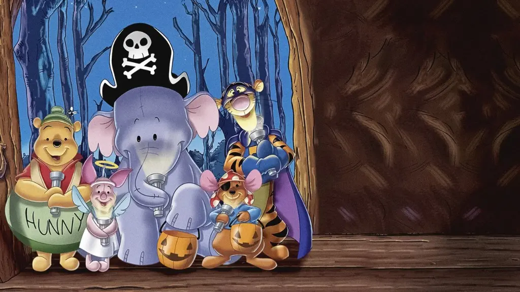 O Halloween de Pooh e o Efalante