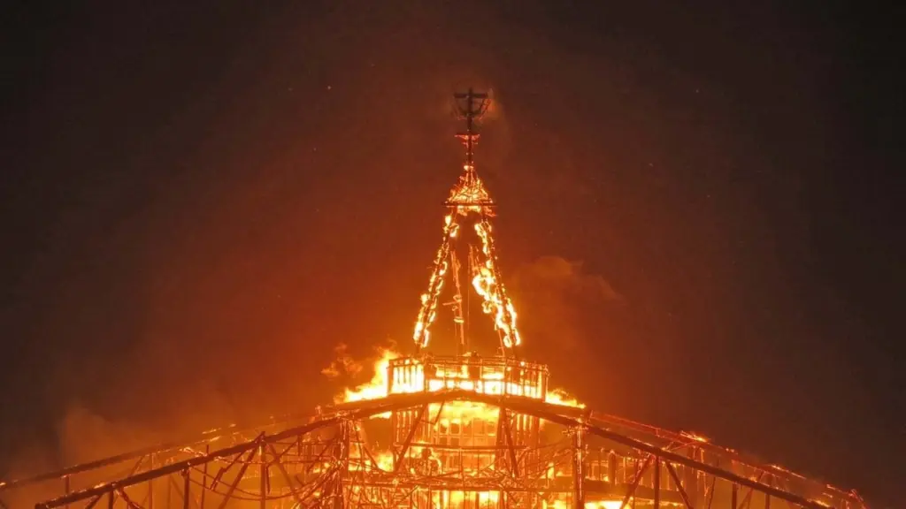 The Burning Buddha Man