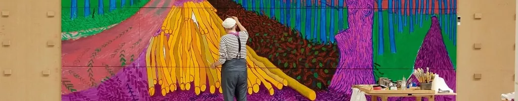 David Hockney at the Royal Academy of Arts