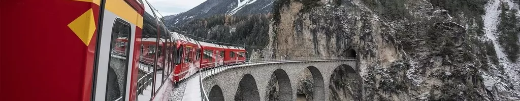 Alpine Train at Christmas