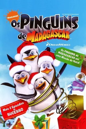 Os Pinguins de Madagascar em uma Missão de Natal