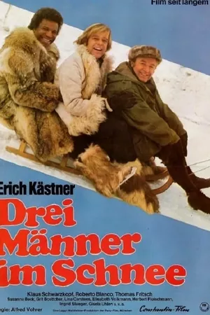 Drei Männer im Schnee